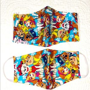 Paw patrol fabric kids face masks